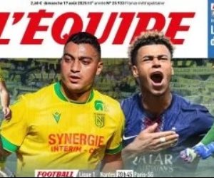 مصطفى محمد يتصدر غلاف "ليكيب" قبل مباراة نانت ضد باريس سان جيرمان في الجولة الأولى من الدوري الفرنسي