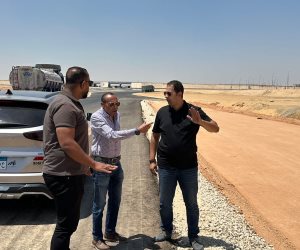 رئيس جهاز مدينة سفنكس الجديدة يتفقد مشروعات الطرق والمرافق 