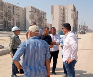 تقدم في تنفيذ وحدات المبادرة الرئاسية"سكن لكل المصريين" و"ديارنا" بمدينة بنى سويف الجديدة