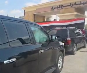 وزير الخارجية ورئيس الوزراء الفلسطيني يصلان معبر رفح لمتابعة جهود مصر في إدخال مساعدات غزة وعقد مؤتمر صحفي (صور)