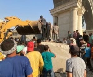 مصرع 3 وإصابة 7 فى تصادم تريلا وأتوبيس وسيارتين بالأوتوستراد.. صور