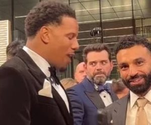 محمد صلاح علي هامش حفل جوائز رابطة المحترفين : الموسم الماضى كان الأفضل فى مسيرتى.. وهذه نصيحتى للشباب
