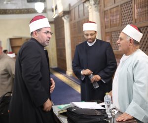 بمشاركة ٧ آلاف متسابق.. انطلاق اختبارات مسابقة "الأزهر - بنك فيصل" للقرآن الكريم بالجامع الأزهر بمشاركة ٧ آلاف متسابق.. انطلاق اختبارات مسابقة "الأزهر - بنك فيصل" للقرآن الكريم بالجامع الأزهر