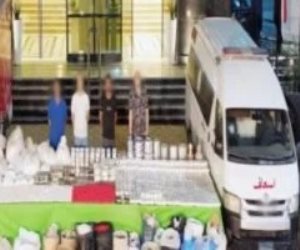 ضربة أمنية كبري  .. ضبط شحنة مخدرات بقيمة 350 مليون جنيه قبل ترويجها عبر سيارتى إسعاف