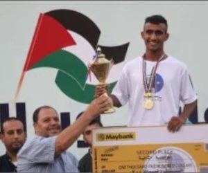 استشهاد العداء الفلسطيني الدولي علام عبد الله العمور بنيران الاحتلال