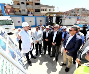 وزير الإسكان ومحافظ الغربية يتفقدان محطة مياه سندبسط الإرتوازية ضمن مشروعات “حياة كريمة”