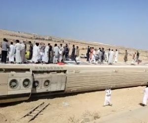 «الصحة»: 3 وفيات و54 مصابا فى حادث انقلاب قطار الضبعة بمطروح