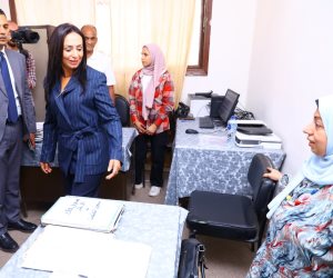 وزيرة التضامن الاجتماعي تتفقد وحدة حلوان أول وثاني الاجتماعية.. وتطمئن على الخدمات المقدمة للمواطنين 