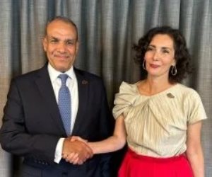 وزير الخارجية يلتقي المفوضة الأوروبية لإدارة الأزمات