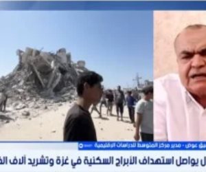 خبير لـ"إكسترا نيوز": إسرائيل تهدف إلى تدمير غزة وتهجير سكانها من القطاع