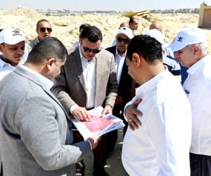 وزير الإسكان يتفقد محطة رفع صرف صحي الخامس شرق بمدينة 6 أكتوبر