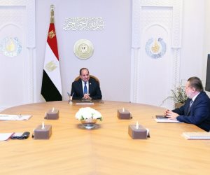 الرئيس السيسى يؤكد على ضرورة الاستمرار فى العمل بنظام سعر صرف مرن