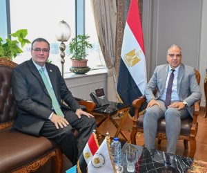 الرى والتنظيم والإدارة يبحثان عددا من الموضوعات المشتركة فى مجال التطوير المؤسسى