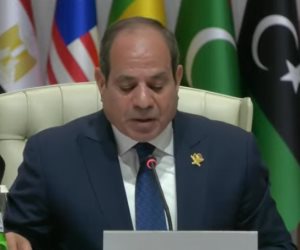 الرئيس السيسى: الممارسات الإسرائيلية تجاوزت أي منطق وتخطت كافة الخطوط الحمراء