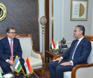 وزير التموين يستقبل سفير أوزبكستان لبحث تعزيز التعاون في مجال التجارة الداخلية