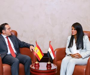 وزيرة التخطيط تعقد جلسة مباحثات مع وزير الخارجية بمملكة إسبانيا لبحث سبل التعاون