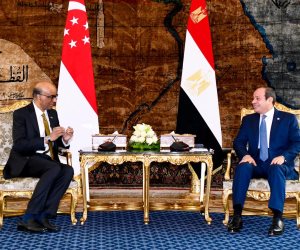الرئيس السيسي: مصر تعتز بكونها من أوائل الدول التى اعترفت باستقلال سنغافورة