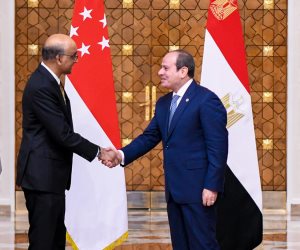 الرئيس السيسى ونظيره السنغافورى يشهدان مراسم التوقيع على 7 مذكرات تفاهم بين البلدين