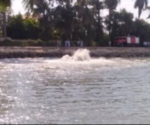 انفجار خط غاز في بحر مويس ببنها.. فيديو