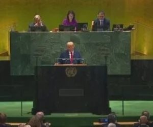 ترامب أمام الجمعية العامة للأمم المتحدة : العالم كان فى سلام أثناء فترتى الأولى