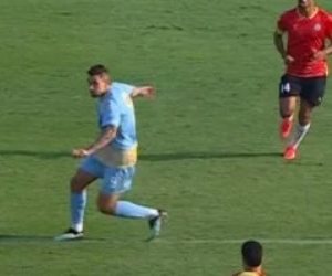 الدقيقة 79 .. ياسر إبراهيم يضيف الهدف الثالث للأهلى فى شباك حرس الحدود والنتيجة 3-2