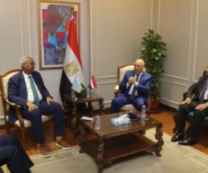 وزير النقل يستقبل رئيس سلطة الموانئ والمناطق الحرة وسفير جيبوتى بالقاهرة