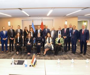 وزير الخارجية يلتقي مع المصريين العاملين في الأمم المتحدة بنيويورك
