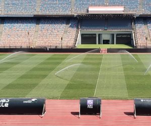 ستاد القاهرة في أبهى صورة قبل استقبال قمة الأهلي والزمالك
