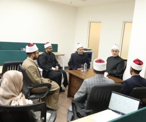 مفتي الجمهورية يتفقد الإدارة العامة للبوابة والتطبيقات الإلكترونية بدار الإفتاء