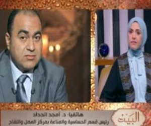 رئيس قسم الحساسية بالمصل واللقاح: فيروس الفم واليد والقدم ضعيف ويشفى منزليا