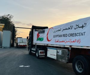 إطلاق قافلة زاد العزة الـ 45 إلى غزة بحمولة 3600 مساعدات
