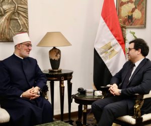 وزير الثقافة يستقبل مفتي الجمهورية لبحث تعزيز التعاون المشترك في نشر الوعي والفكر المستنير