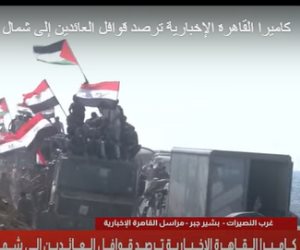 علم مصر يعانق سماء غزة.. رحلة الأمل والإنسانية لقوافل العائدين إلى شمال غزة