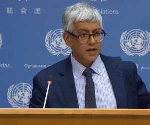 فرحان حق نائب المتحدث باسم الأمين العام للأمم المتحدة لـ"صوت الأمة": الخطة الأمريكية فرصة يجب اغتنامها لوضع حد للصراع المأساوي في غزة.. شكراً لمصر وقطر على جهودهما