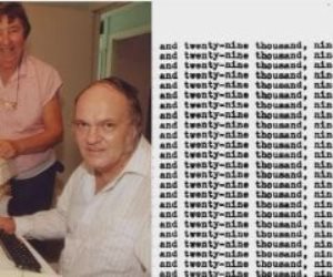 رجل يكتب الأرقام من واحد إلى مليون يدويا خلال 16 عاما ويدخل موسوعة جينيس