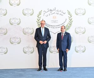 المستشار الألماني: لولا جهد الرئيس السيسي ما توصلنا إلى اتفاق وقف الحرب بغزة