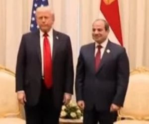 ترامب: الرئيس السيسي رجل قوي جدا وصديق مقرب لي