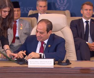 ننشر نص كلمة الرئيس السيسي أمام قمة شرم الشيخ للسلام بحضور ترامب