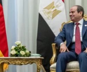 المستشار الألماني: نتعاون مع مصر لعقد مؤتمر دولى لإعادة إعمار غزة