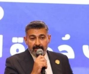 بعد تعيينه فى مجلس الشيوخ.. ياسر جلال يظهر فى اجتماع حزب حماة الوطن