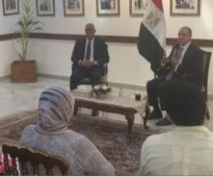 وزير الخارجية يلتقي أعضاء الجالية المصرية بالهند