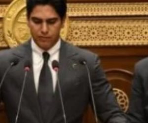 النائب أحمد أبو هشيمة يؤدي اليمين بالجلسة الافتتاحية لمجلس الشيوخ