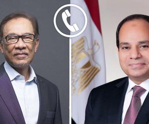 رئيس وزراء ماليزيا يهنئ الرئيس السيسى على جهوده فى وقف الحرب فى قطاع غزة