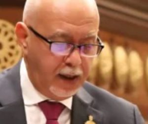 النائب حازم الجندى يؤدى اليمين الدستورية بالجلسة الافتتاحية لمجلس الشيوخ