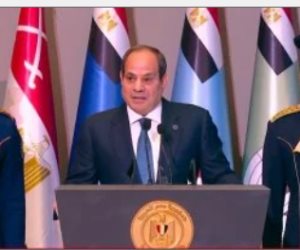 الرئيس السيسي: الحفاظ على أمن مصر لا يتحقق بالعمل فقط بل بالوعي والفهم