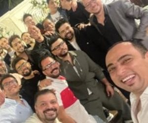 أحمد جمال يحتفل بزفافه وسط أهله فى طنطا قبل الموعد الرسمي للفرح.. صور