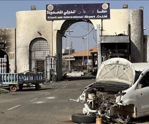 هجوم بطائرة مسيرة يستهدف محيط مطار الخرطوم هجوم بطائرة مسيرة يستهدف محيط مطار الخرطوم
