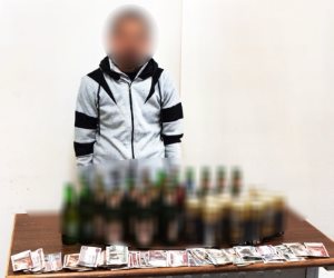 ضبط شخص لبيعه مشروبات كحولية مغشوشة بالإسكندرية