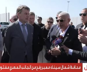 محافظ شمال سيناء: لدينا 3 خطوط طبية لاستقبال المصابين من غزة وتقديم الخدمات لهم