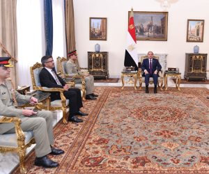 الرئيس السيسي يستقبل رئيس أركان القوات البرية الباكستانية بحضور وزير الدفاع